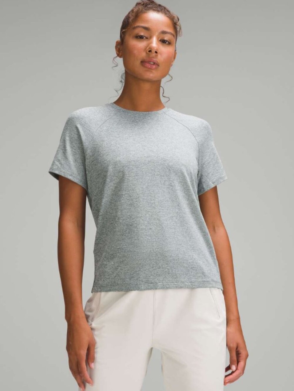 Lululemon License to Train Classic-Fit T-Shirt - Heather Green